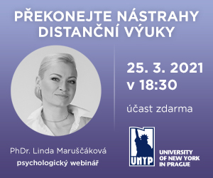UNYP uvede psychologický webinář na téma: Překonejte nástrahy distanční výuky