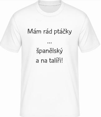 Ach ty dvojsmysly - tričko s nápisem 